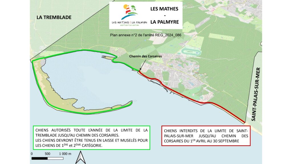 Plan accessibilité chiens. Arrêté municipal, interdiction chien sur les plages